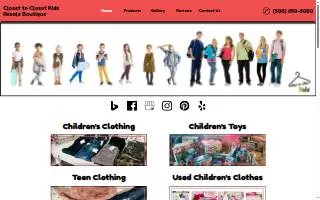 Closet Traders website
