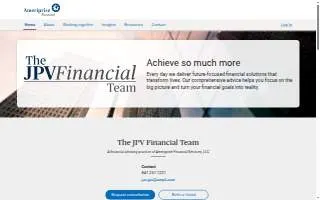 The JPV Financial Team - Ameriprise Financial Services, LLC website