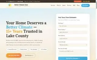 Better Climate Zone HVAC website