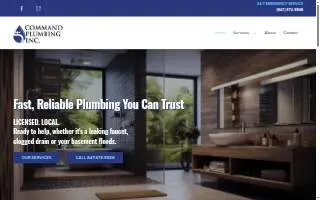 Command Plumbing Inc. of Gurnee website