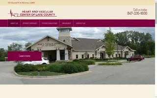 Heart & Vascular Center of Lake County website