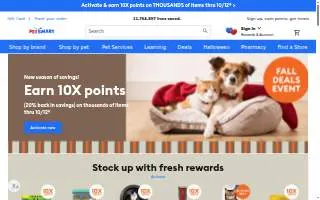 PetSmart of Valrico website