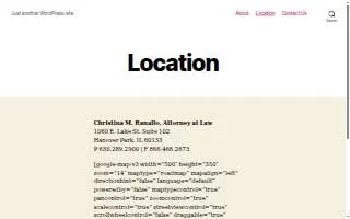 Christina M. Ranallo, Attorney at Law website