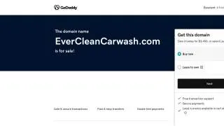 Everclean Car Wash of Hanover Park website