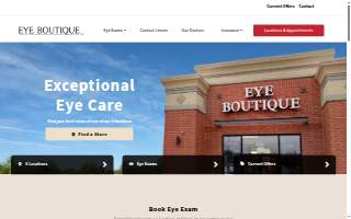 Eye Boutique website