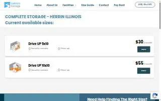Complete Storage Solutions website