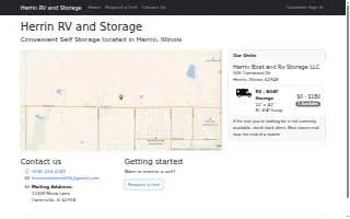 Herrin RV & Boat Storage website
