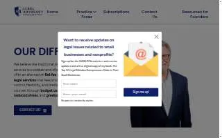 Legal Advocacy Headquarters website