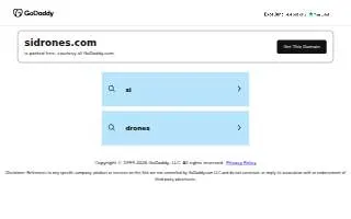 S. I. Drones website