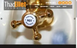 Thad Ellet Plumbing website