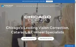 Chicago Cornea Consultants website