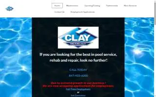 Clay The Pool Guy of Highland Park website
