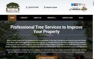 Final Oaks Tree Service Inc. of Highland Park website