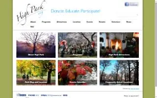 Highland Park Senior Center website