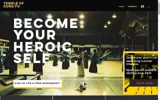 Temple of Kung Fu website