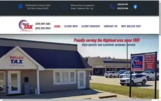 Wellen Tax website
