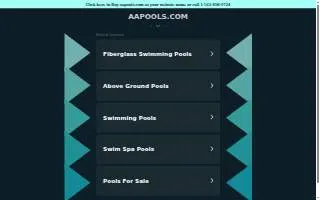 AAA Pools & Spas of Hoffman Estates website