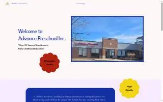 Advance Preschool Inc website