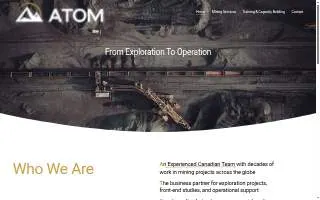 Atom website