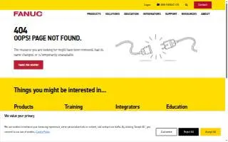 FANUC America Corporation - Midwest Regional Office website
