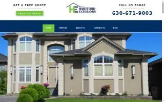 Hartford Exteriors website