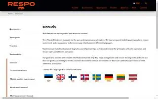 Respo Clean website
