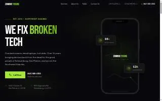 Zombie Techs Computer & Cell Phone Repair of Hoffman Estates website