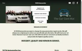 TCCN Automotive Inc. website