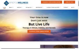 Mindful Wellness Counseling website
