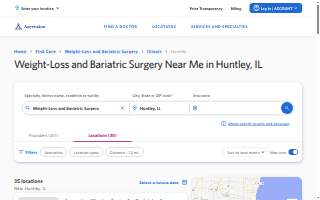 Ascension Medical Group Illinois - Weight Loss Solutions Huntley