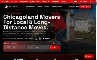 Falcon Moving, LLC (Illinois) website