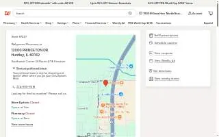 Walgreens Pharmacy of Huntley website