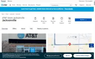 AT&T Store of Jacksonville website