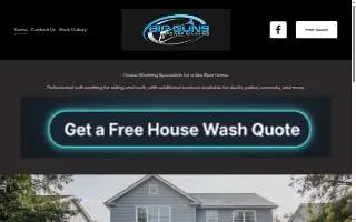 Big Guns Power Washing website