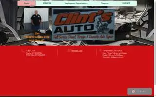 Clints Auto website