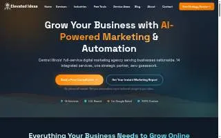 Elevated Ideas website