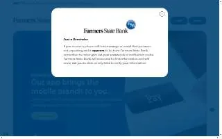 The Farmers State Bank and Trust Company website