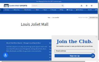 Clark Street Sports - Louis Joliet Mall