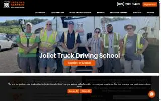 Commercial Driving Academy website
