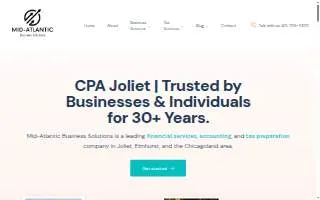 Mid-Atlantic Business Solutions of Joliet website