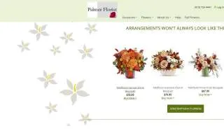 Palmer Florist of Joliet website
