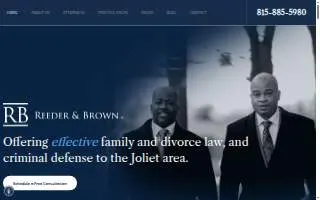 Reeder & Brown, P.C. of Joliet website