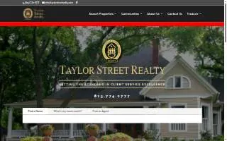 Taylor Street Realty website