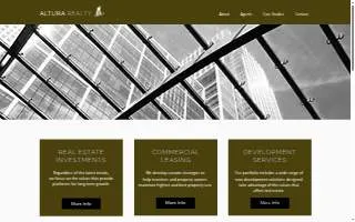 Altura Realty website