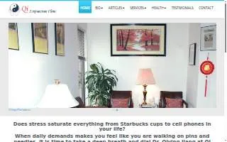 Qi Acupuncture Clinic of Justice website