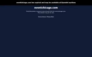 The Event Chicago website