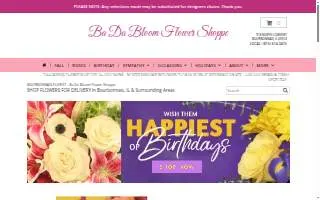 Ba Da Bloom Flower Shoppe website