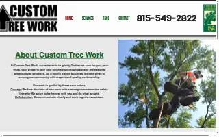 Custom Tree Work website