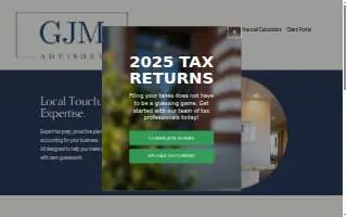 GJM Advisory website