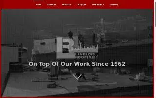 Langlois Roofing website